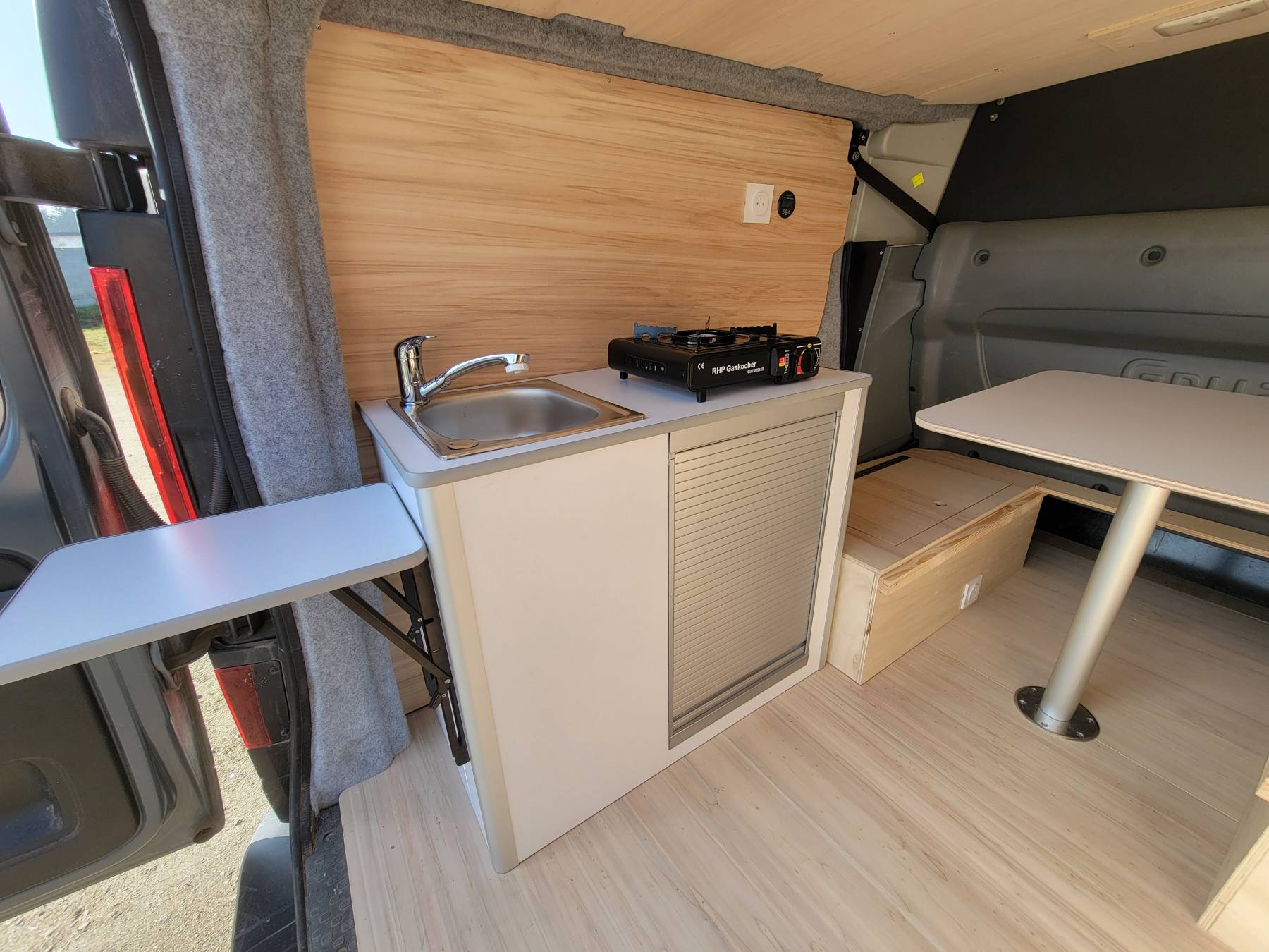 Meuble cuisine amovible blanc