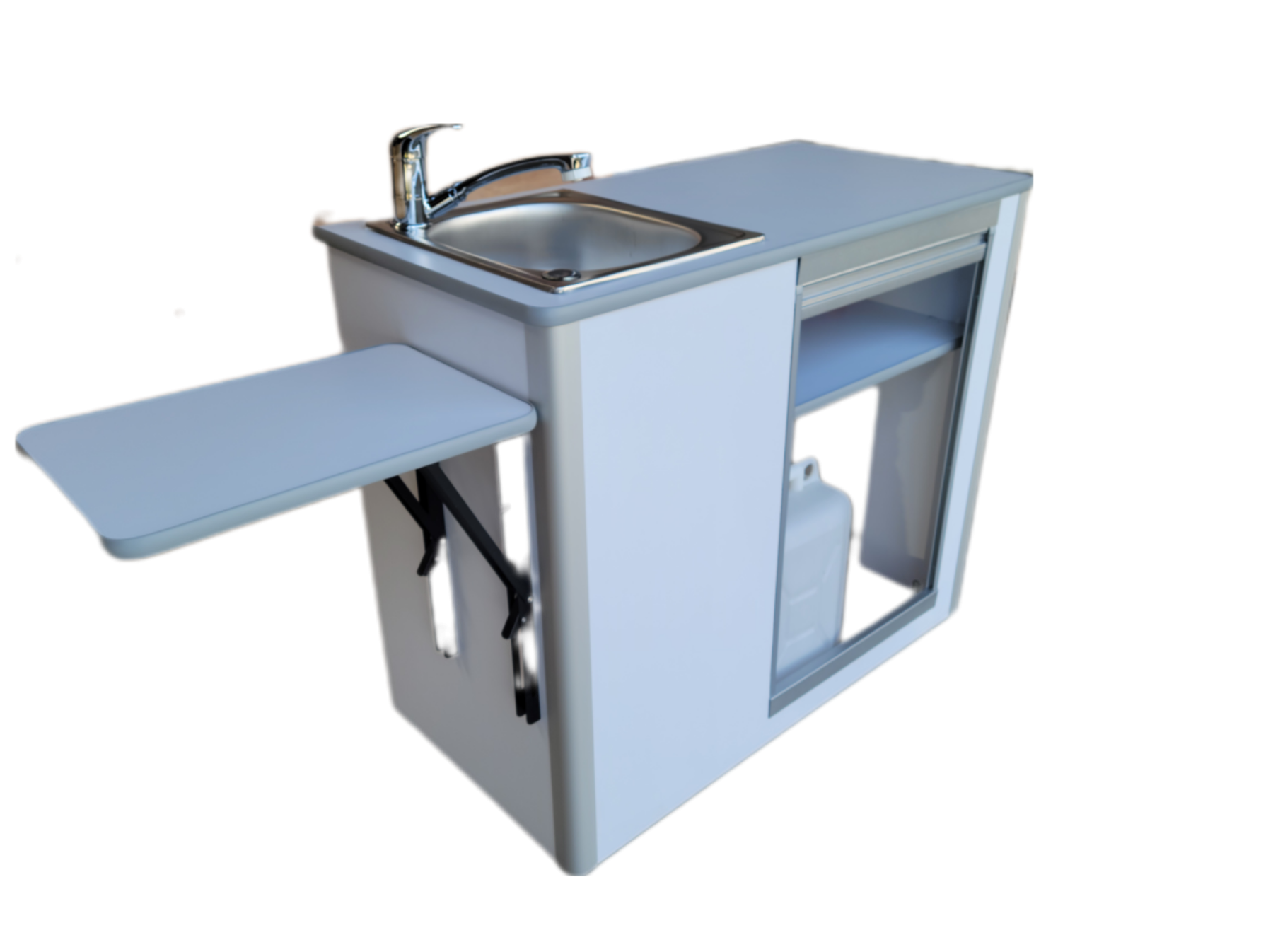 Meuble cuisine amovible blanc
